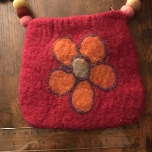 Rising Tide Wool Purse
